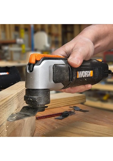 Worx Wx686 250watt Profesyonel Çok Amaçlı Devir Ayarlı Kesme Raspalama Ve Zımpara + 19 Adet Aksesuar Fr Wx686