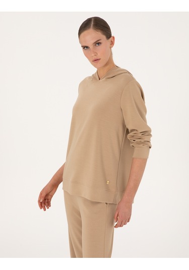 Pierre Cardin Kadın Bej Sweatshirt 50314972-vr011 Bej