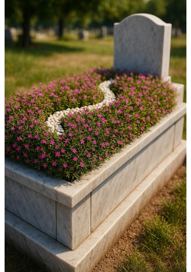 Mezar - Kabir Bitki Seti - 20 Adet Cennet Çiçeği Kufeya