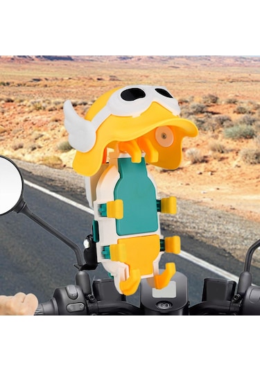 Suntek Tüm Cep Telefonları Için Motosiklet Telefon Sarı