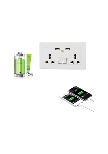 Pazly Usb Suntek Şarj Prizli Portlu Duvar Bağlantı Amp 1 Qz