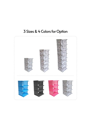 Ximistore9 Modüler Çok Amaçlı Depolama Ünitesi: Yatak Odası, Ofis Ve Oturma Odası İçin Pratik Çözüm - Mavi, 3 Bölmeli Mavi