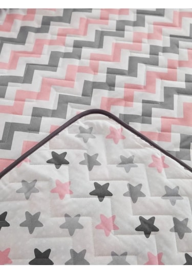 Suvay Kapitoneli Tek Kişilik Yatak Örtüsü Çift Taraflı Renkli Genç Ve Çocuk Odası Kapitone Yatak Örtüsü Pempe