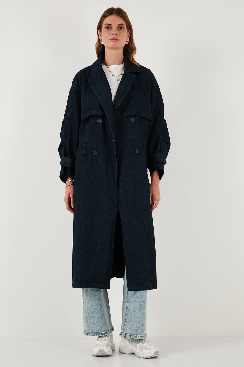 Lela Bayan Trençkot 6830094 Lacivert Lacivert