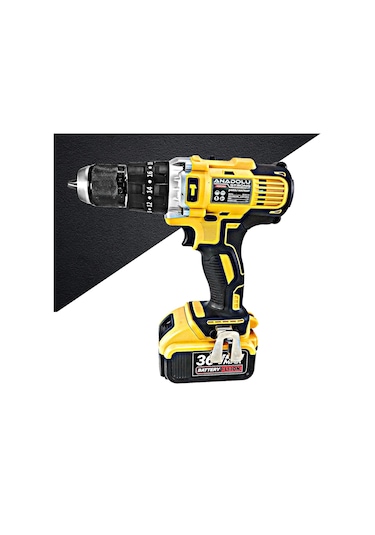 Anadolu Strong ANS1054S 36V 5 Ah Li-ion Çift Akülü Darbeli Matkap Vidalama + Uç Setli