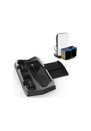 Ps5 Standart Kasa Cdli Ve Dijital Sürüm Uyumlu Fanlı Oyun Standı Beyaz