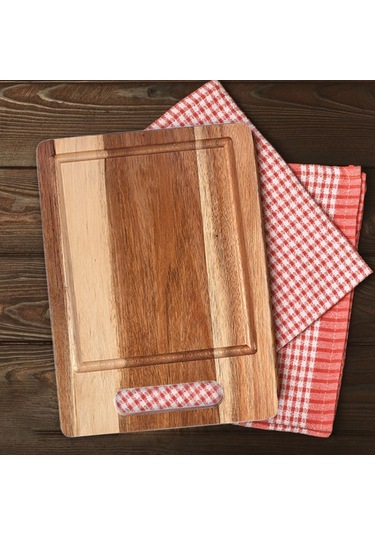 Suntek Magideal Meyve Peyniri Için Ahşap Doğrama Tahtası Asma Delikli