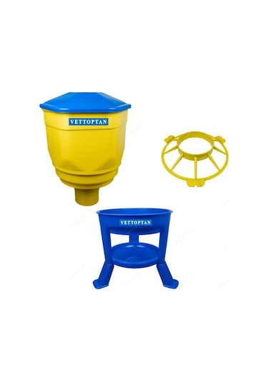 Tavuk Yemlik 40 Litre Kova Kapasiteli 2 Adet