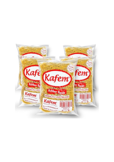 Kafem Ambalaj Lastiği 70 mm 5 Paket x 1 KG