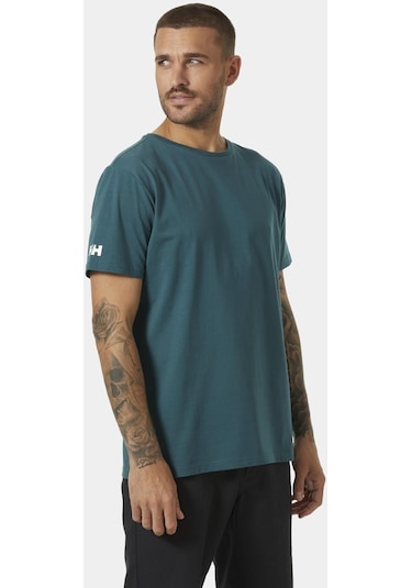 Helly Hansen Shoreline 2.0 Erkek T-shirt-27996-koyu Yeşil Koyu Yeşil