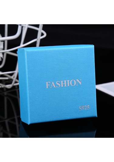 Kangvka Siyah Kâğıt Gümüşlük Kutusu - 7.5x7.5x3.5 Cm - İç Sponge İle Mücevher Koruma Siyah