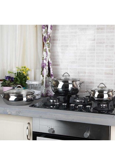 Korkmaz A1801 Tombik  JR. Tencere Seti 6 Parça