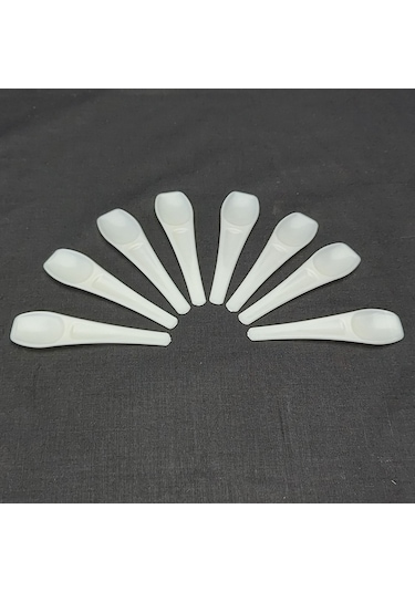 Plastik Dondurma Kaşığı Tatlı Kaşığı 750 Adet 9 CM Çok Renkli