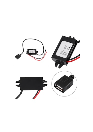 Lemestar 5v 3a Usb Çıkışlı 12v/24v'den 5v'a Dönüştürücü - Aşırı Akım, Sıcaklık Ve Kısa Devre Koruma - %95 Verimlilikli Senkron Tamir Teknolojisi