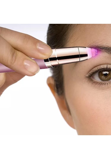 Suntek Mini Elektrikli Kaş Düzeltici Pembe