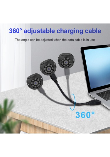 Folinda 1080p Akıllı Wifi Kamera, İç Orta Batarya, Entegre İnfrared Gece Görüşü, 4-128g Hafıza Kartı Desteği, 2 Saat Kayıt Süresi, 5v/1a Usb Besleme Çok Renkli