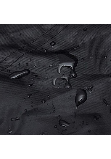 Aubyhe 9-13 Ft Kasa Kollu Şemsiye Kılıfı, Siyah, Zipli Ve Çekmeceli, Yağmur Ve Rüzgar Direnci, Uv Koruma, 210 Oxford Kumaşı