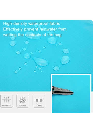 Sones Vanaheimr Açık Hava Katlanabilir Çanta Hafif Su Geçirmez Seyahat Çantası Fitness Spor Sırt Çantası Açık Gri