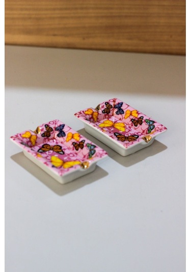 Lucky Art Bone Porselen 2'li Küllük 6x8cm