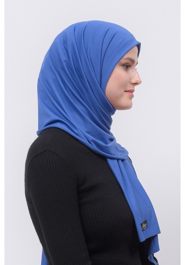 Altobeh Tesettür Kadın Düz Renk Penye Şal Hijab - Kot