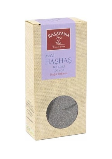 Rasayana Organik Mavi Haşhaş Tohumu 100 G