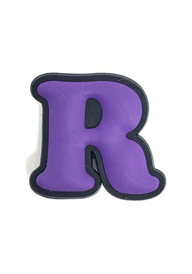 Crocs Terlik Süsü & Renkli Aksesuar Harf Jibbitz Koyu Pembe