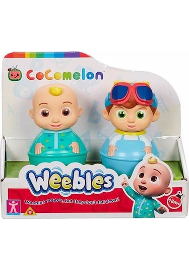 Weebles Cocomelon 2li Paket Yeşil Jj Pyjamas Ve Tomtom