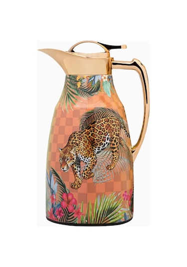 Roomours Leopard Gold Termos 1 Litre Çok Renkli