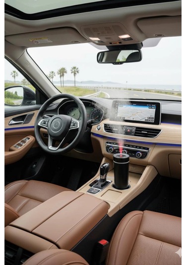 Blackbird Kt-h10 Siyah Oto İçi Hava Nemlendirici Tavan Yıdız Işıklı Buhar Koku Makinası