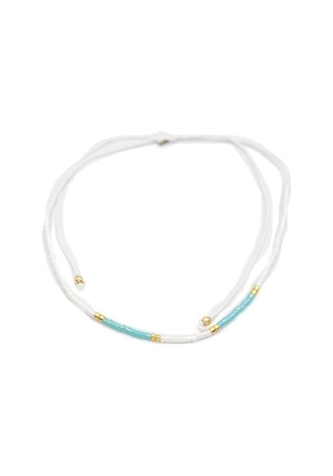 Royaleks Kum Boncuk Halhal - Beyaz Çok Renkli