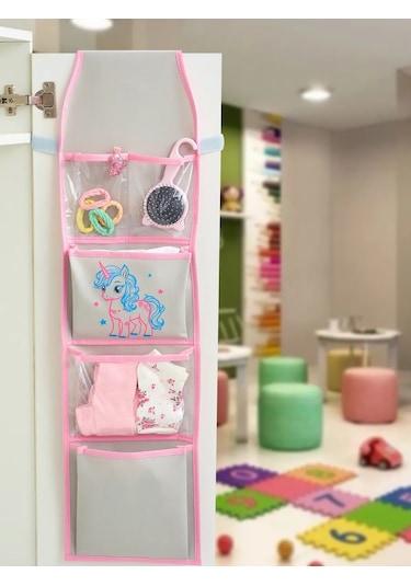 Okkey Anaokulu İçin Dolaplarda Cepler 346400131 Pembe