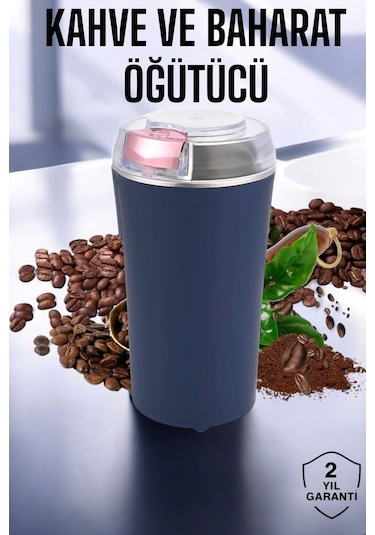 Taşınabilir Kahve & Baharat Öğütücü, Kolay Temizlenebilir Ve Uzun Ömürlü Paslanmaz Çelik Çok Renkli
