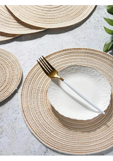 Home Balance Yuvarlak Masa Kılıkçılığı Servis Peçeteleri 243834427 Siyah