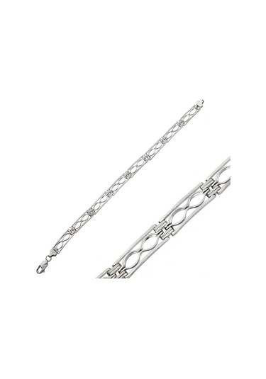 Blackcraft 925 Ayar Gümüş Oksitli Erkek Bileklik Bc-796df1