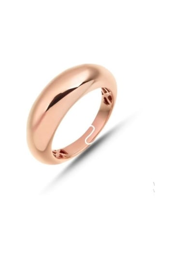 925 Ayar Rose Gold Ayarlanabilir Kadın Gümüş Yüzük