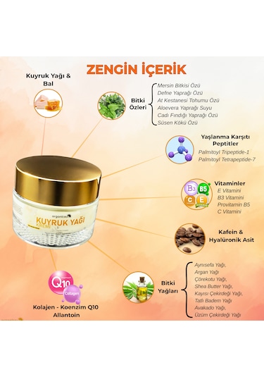 Organicsun Kuyruk Yağı Kremi 3'lü Set