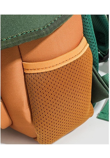 Mini Sevimli Mantar Çanta Yürümeye Başlayan Çocuk Çizgi Film Bebek Sırt Çantası Yeşil