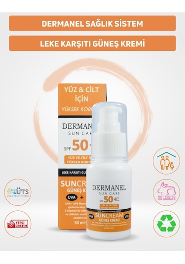 Dermanel Leke Karşıtı Güneş Kremi 50 ML
