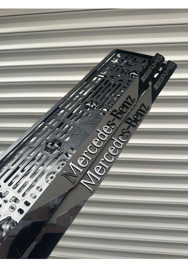 Vipplaka Mercedes Uyumlu Ortası Mat Plakalık