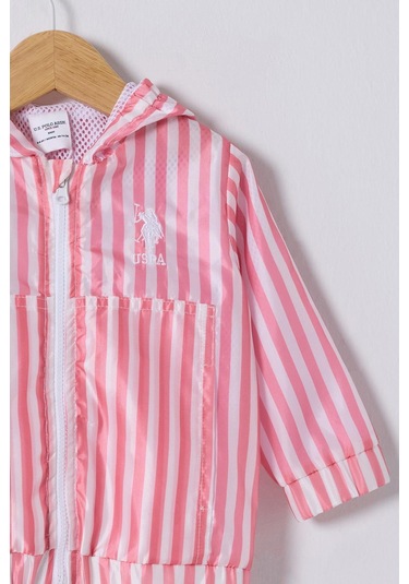 U.s. Polo Assn. Kız Bebek Yağmurluk Pembe-1676 Pembe