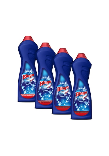 Bingo Krem Banyo Yüzey Temizleyici Amonyaklı 4 x 750 ML