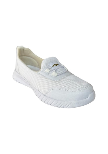 Akıllı Bağcıklı Çocuk Babet Ayakkabı Beyaz-beyaz Beyaz