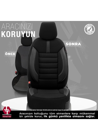 Otom Limited Design Ekstra Destekli Oto Koltuk Kılıfı