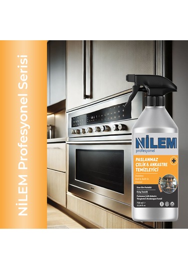 Nilem Profesyonel Paslanmaz Çelik Ve Ankastre Temizleyici 750 ML