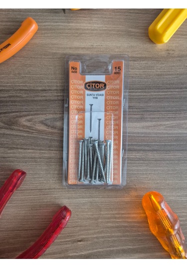 Sunta Vidası Yhb Yıldız Başlı Sunta Vida - Çoklu Paket 4 x 50
