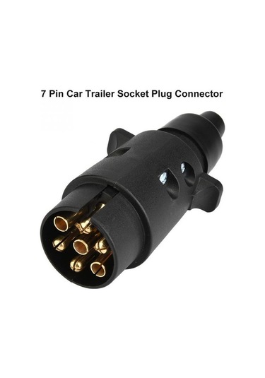 Trendooze V Standardı Soket Römorku Pin Konnektörü Karavan Fiş Çubuğu Çekme Çekme Avrupa Araç 7 12 Nt