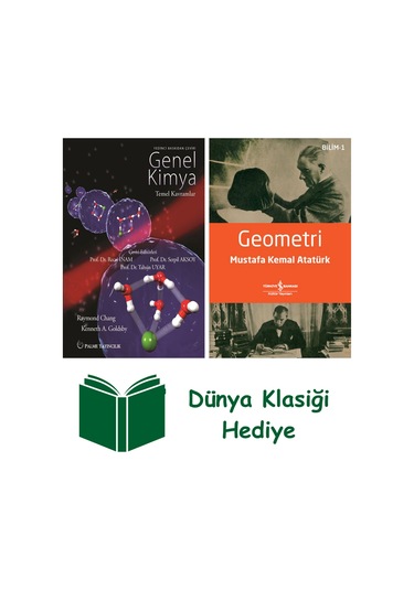 Genel Kimya Temel Kavramlar + Geometri + Dünya Klasiği Hediye