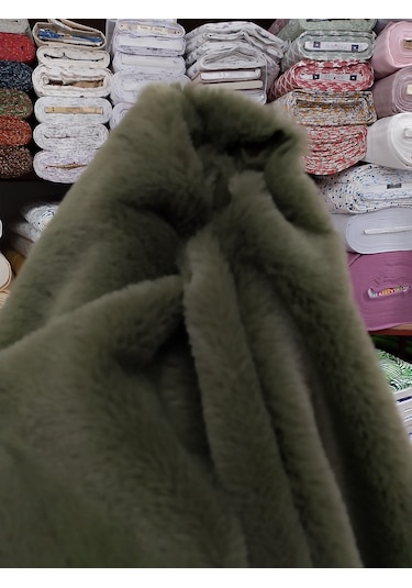 Toskana Peluş Kumaş Haki