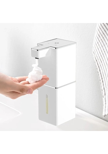 Yeni Otomatik Sabunluk Fotoselli Kızılötesi Sensör El Yıkama Makinesi 4 Seviye A Gel White Fransa Beyaz