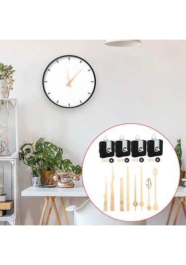 Homyl Duvar Saati Hareketleri Mekanizması Yatak Akçaağaç Akçaağaç Çok Renkli